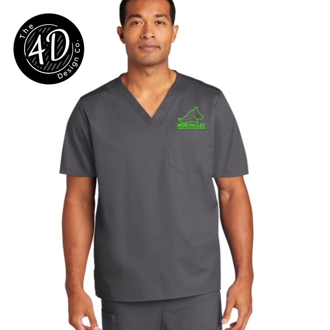 MVCTC- Vet Science Unisex Scrub Top