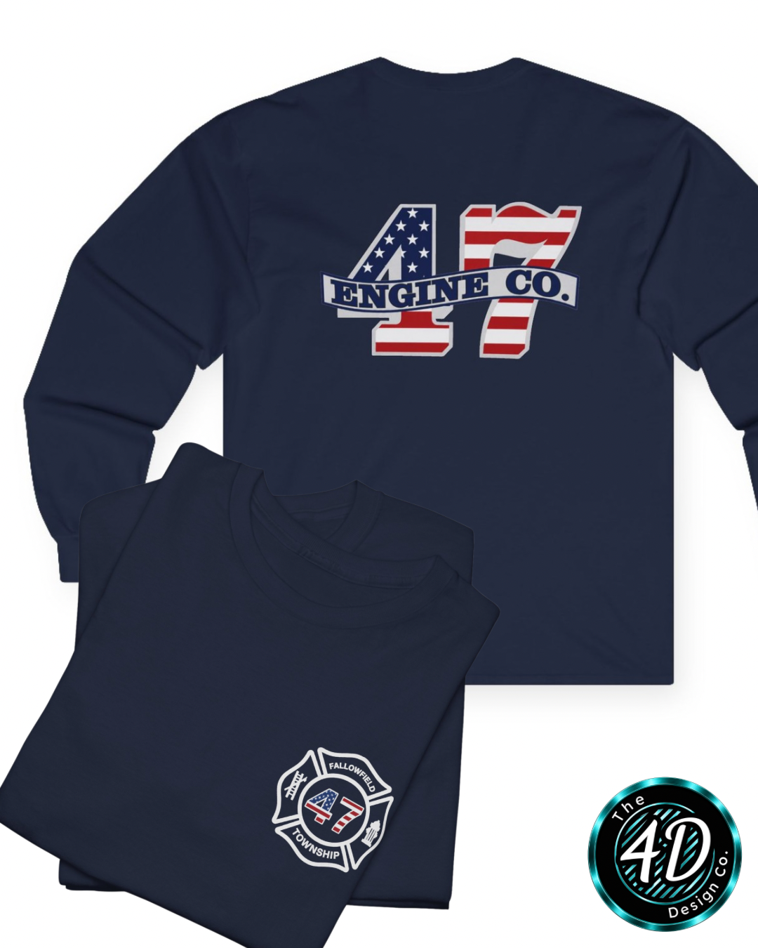 FTVFC Patriotic Engine Long Sleeve T-shirt