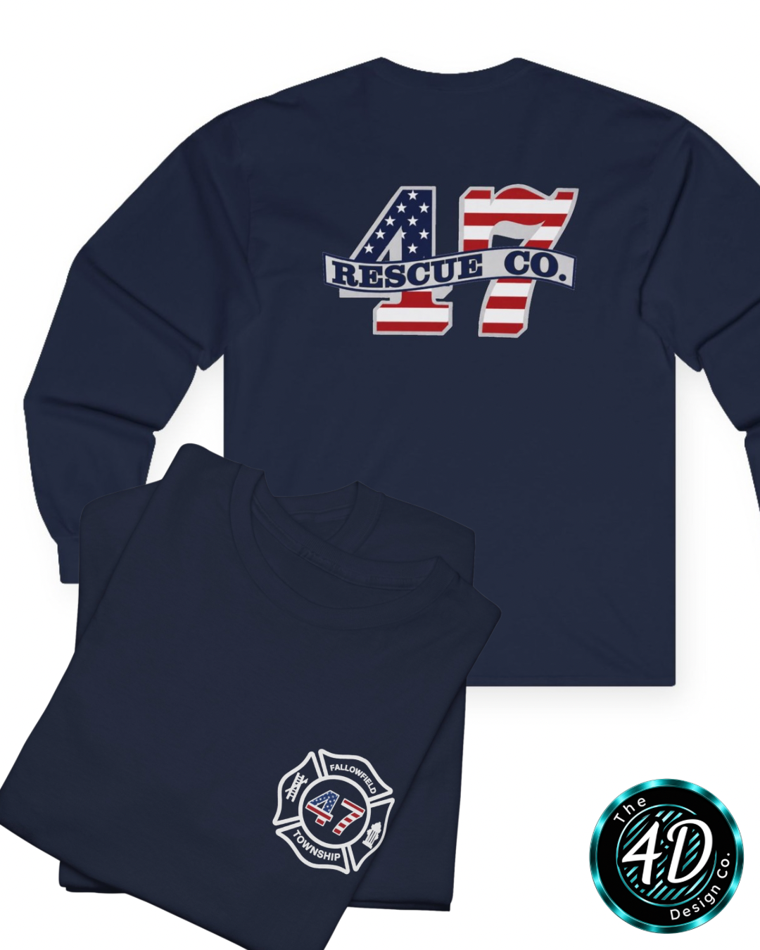 FTVFC Patriotic Rescue Long Sleeve T-shirt