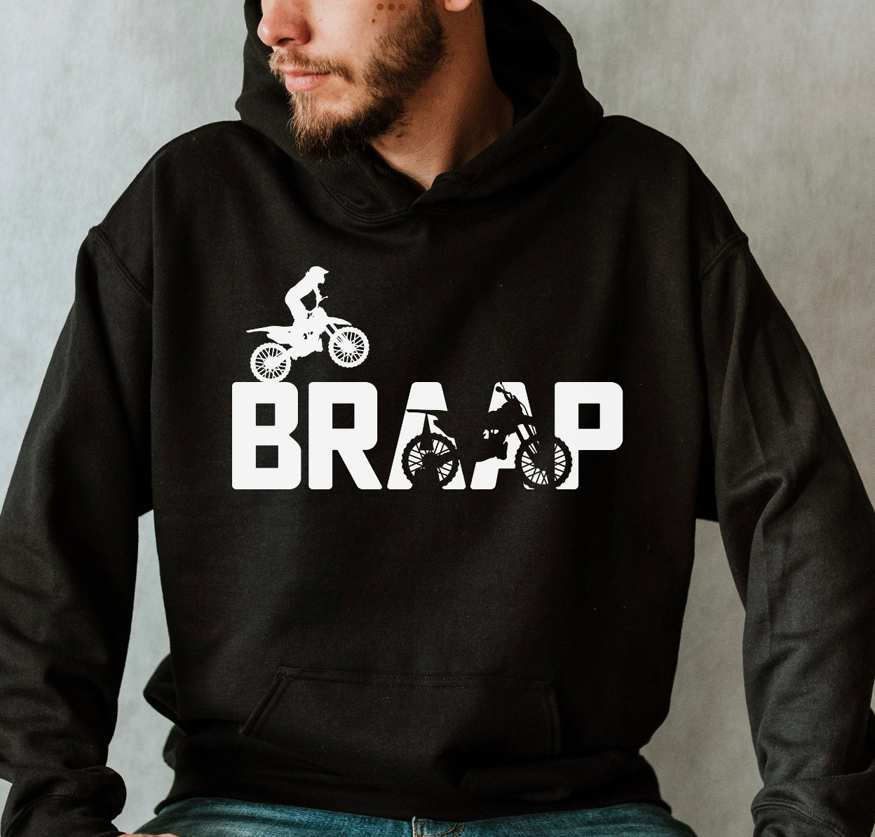 BRAAP Dirt Bike Hoodie
