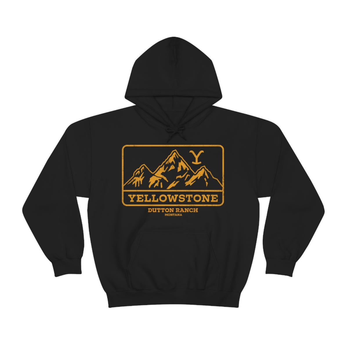 Yellowstone Mountains Hooded Sweatshirt