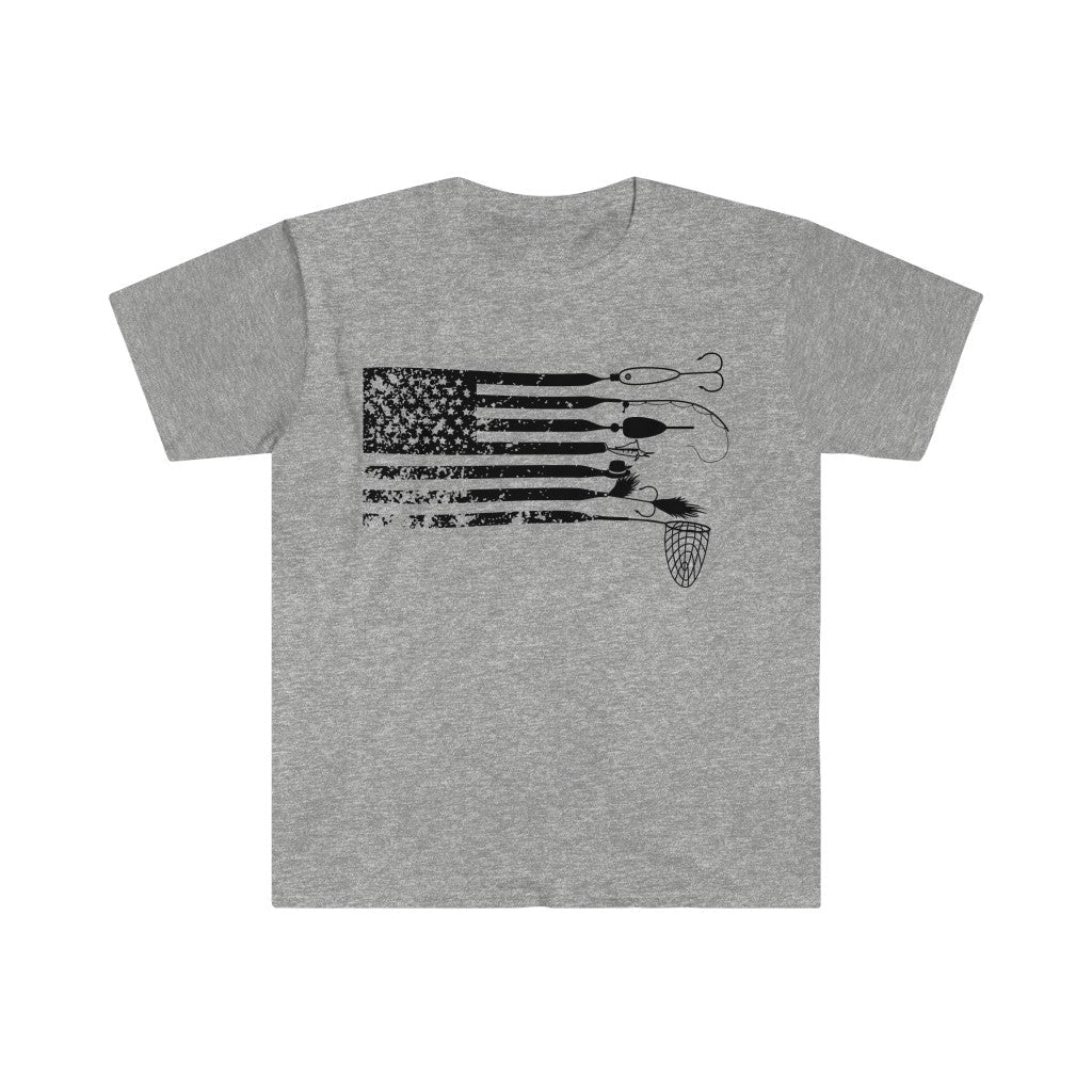 Fishing Lure Flag T-Shirt