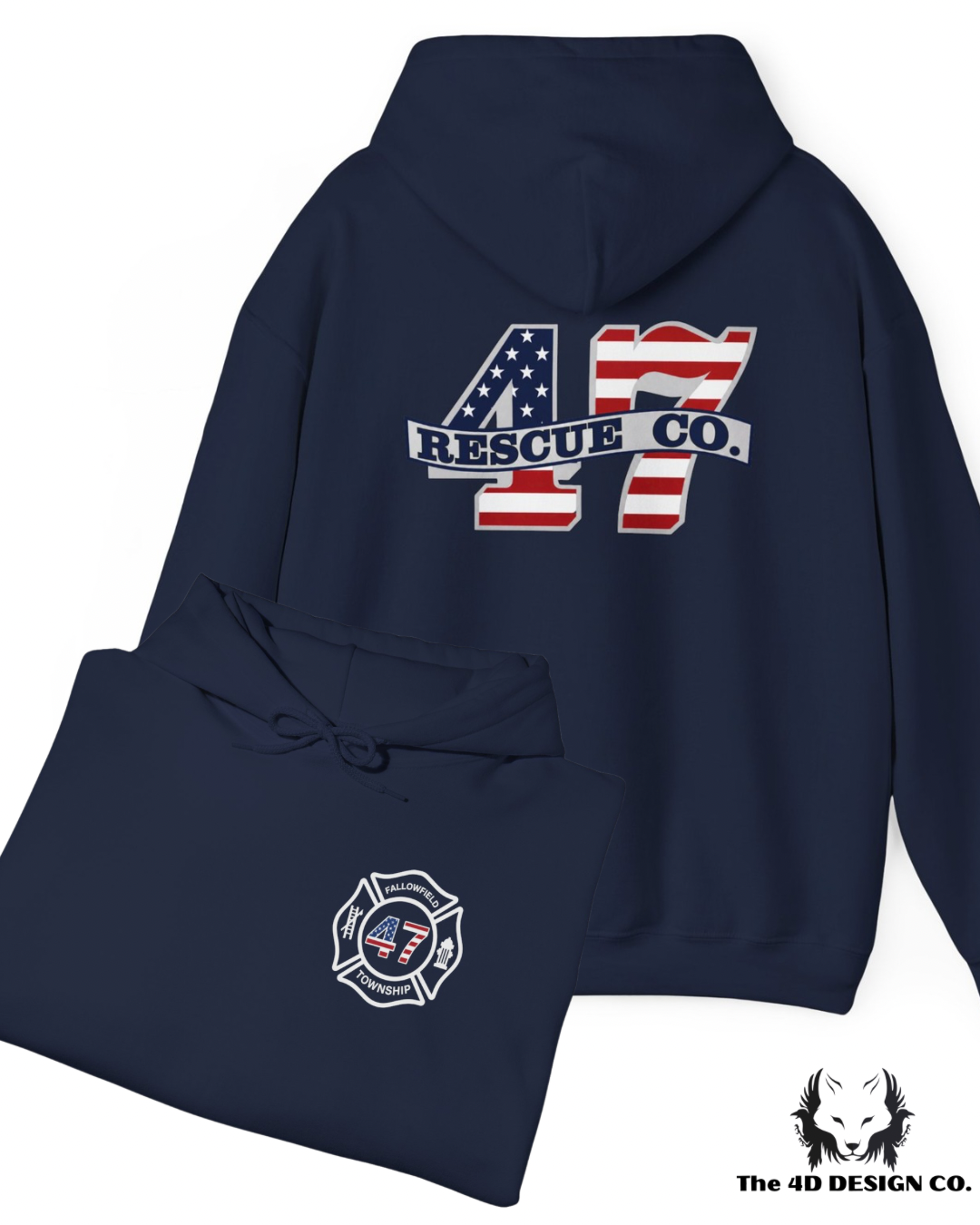 FTVFC Patriotic Rescue Co Hooded Sweatshirt