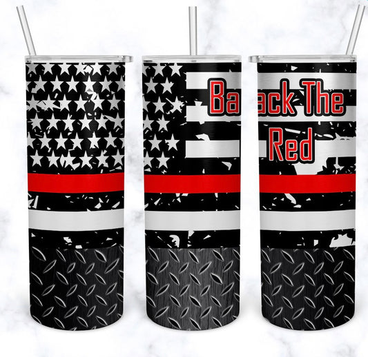 Back The Red Tumbler