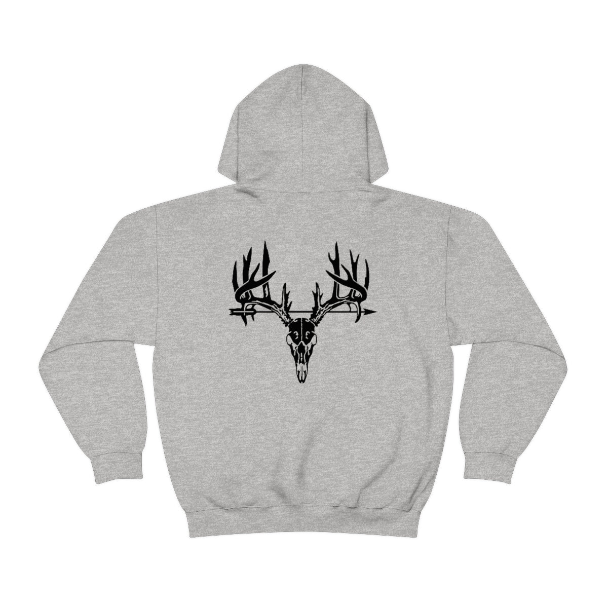 Deer Skull Hunt Life Hooded Sweatshirt