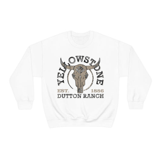 Yellowstone Bull Horns Crewneck Sweatshirt