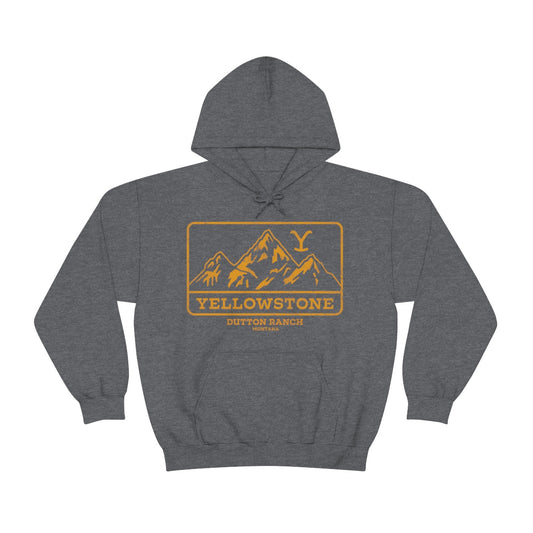 Yellowstone Mountains Hooded Sweatshirt
