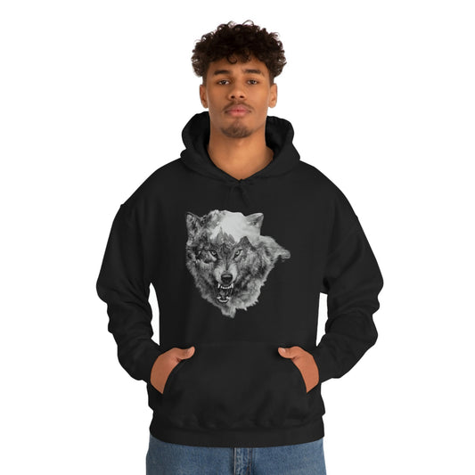 Wolf Hooded Sweatshirt